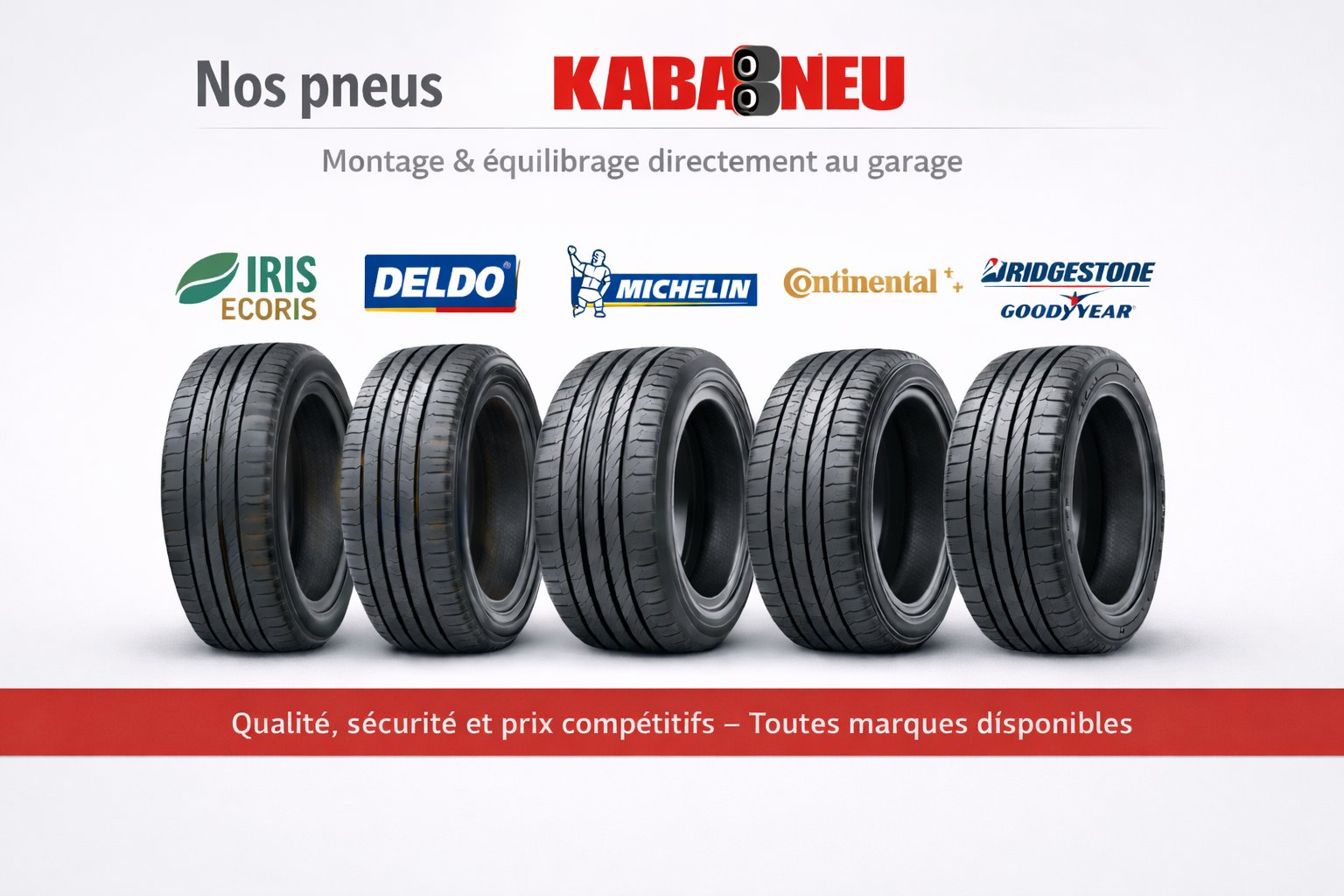 Nos pneus de qualité